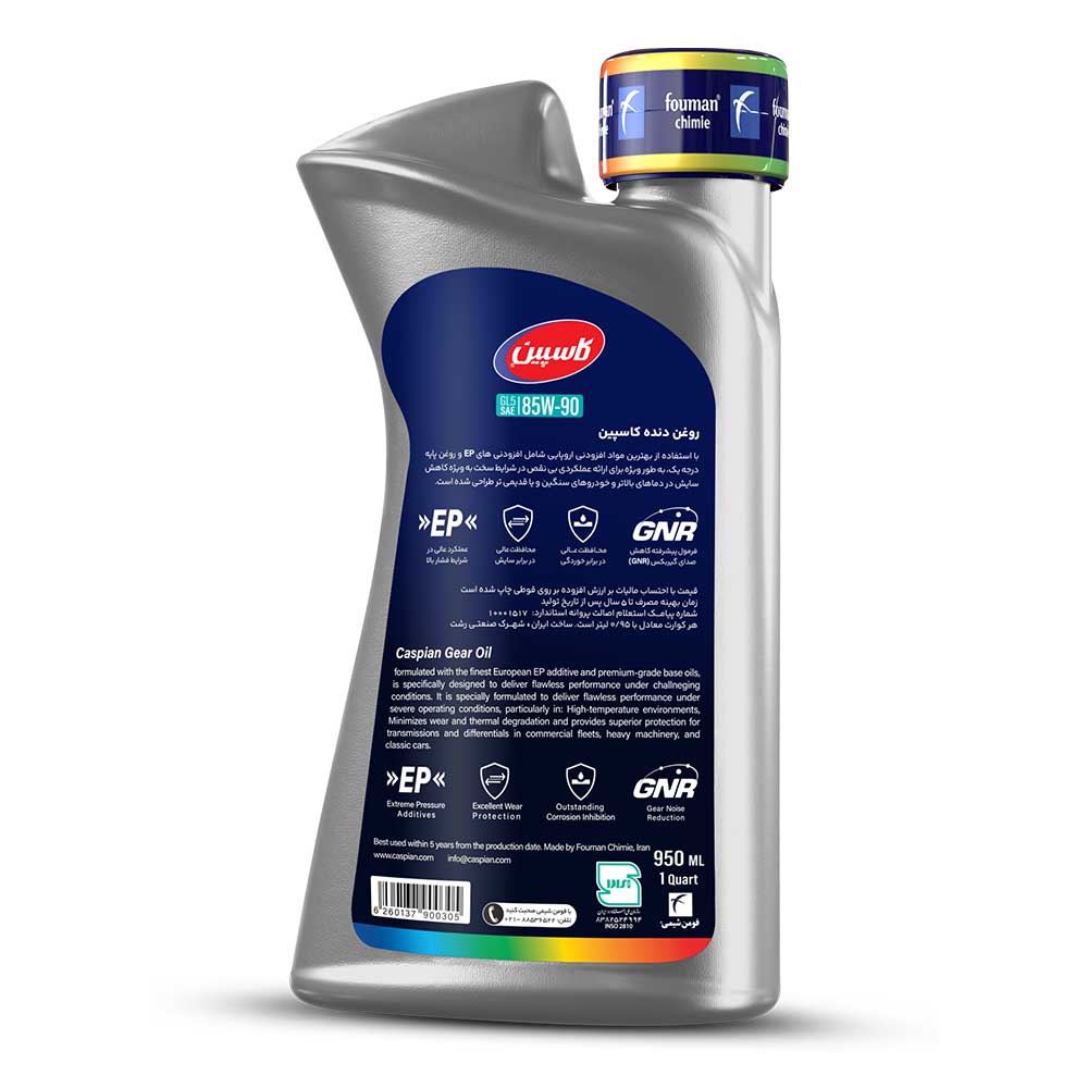 Fully-Synthetic Gear Oil GL5 85w-90 - کاسپین
